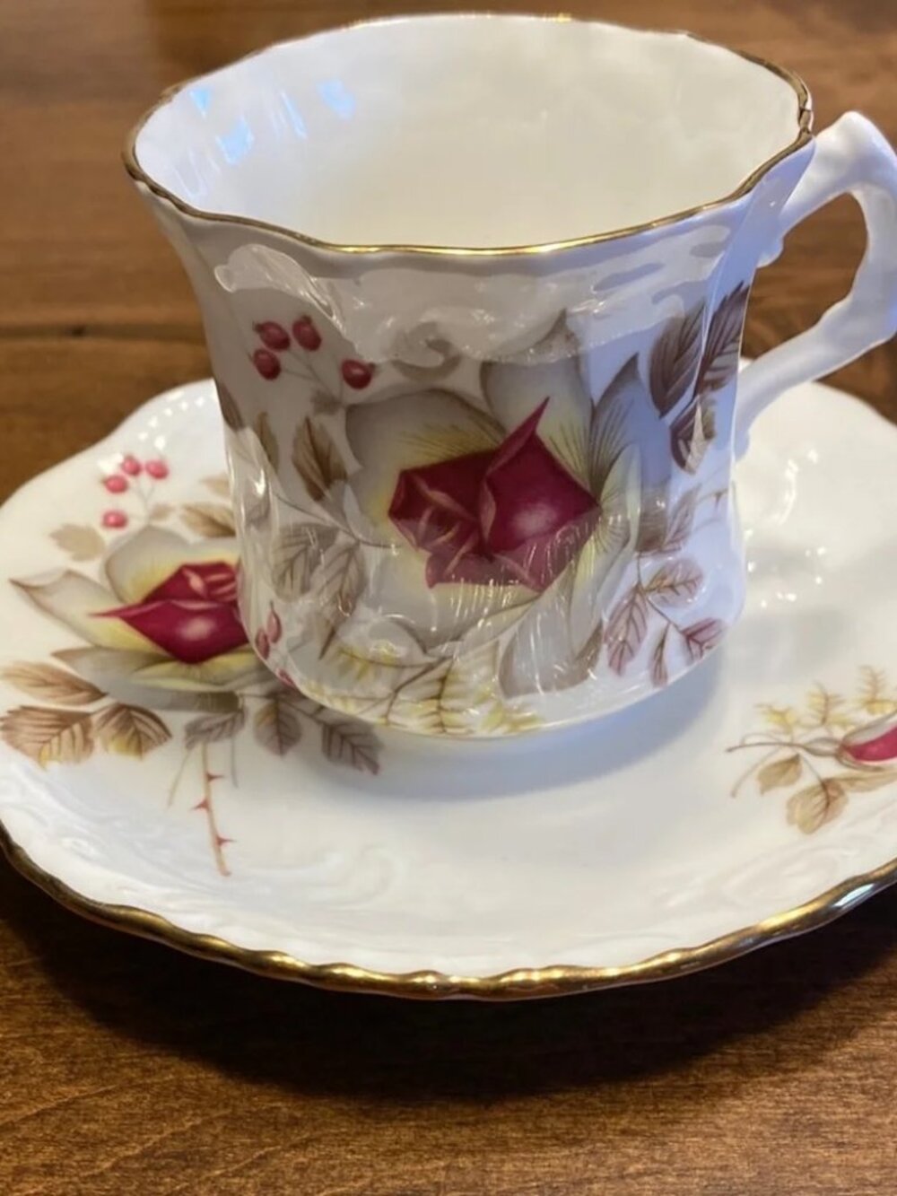 Vintage Hammersley China Teacup and Saucer